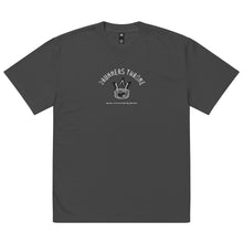 "Drummers Throne" Oversized Faded T-shirt